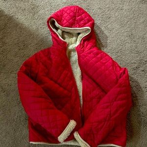 Zyia Red reversible Hooded Jacket ❤️